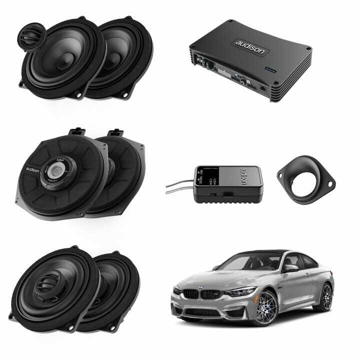 Pachet sistem audio Plug&Play Audison dedicat BMW K4E X4E + DSP 520W