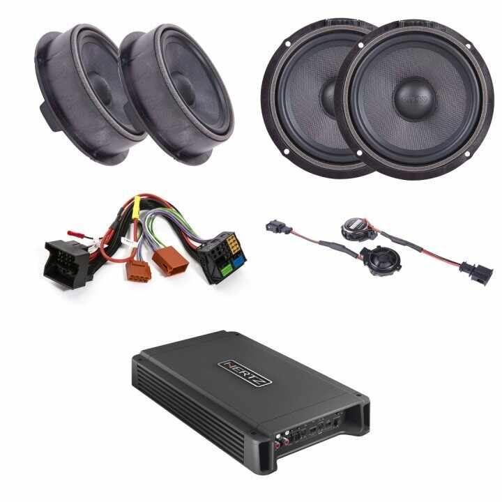 Pachet sistem audio Plug&Play Awave dedicat Volkswagen >2015 + Amplificator