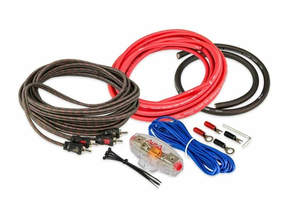 Kit cablu alimentare Aura AMP 1208, 8AWG (8 mm2)