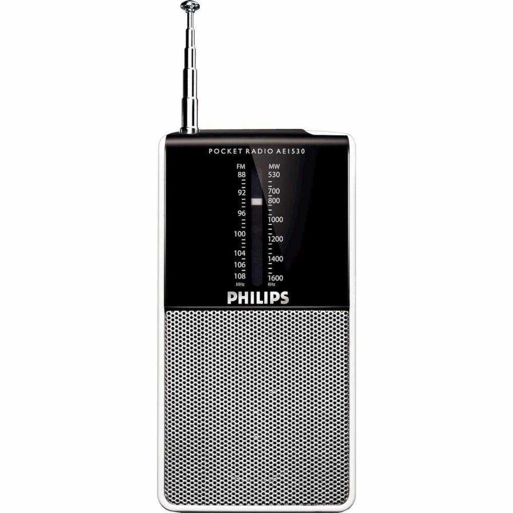 Radio portabil Philips AE1530, FM, Negru