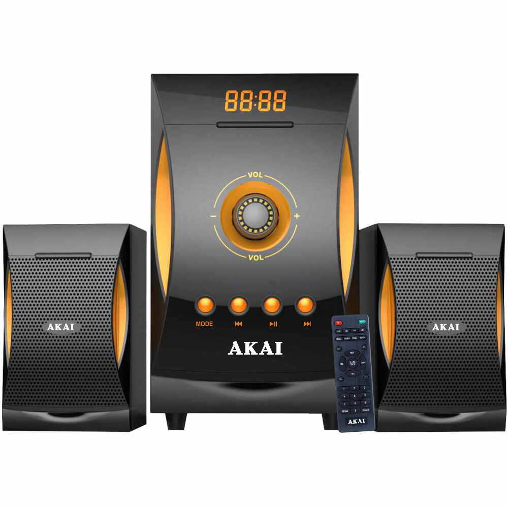 Sistem audio Akai SS032A-3515, Bluetooth, Negru